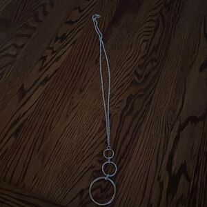 Silver necklace. Greta condition. Bought at express.  Don’t wear anymore